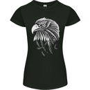 Eagle Bird of Prey Ornithology Womens Petite Cut T-Shirt Black