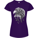 Eagle Bird of Prey Ornithology Womens Petite Cut T-Shirt Purple