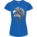 Eagle Bird of Prey Ornithology Womens Petite Cut T-Shirt Royal Blue