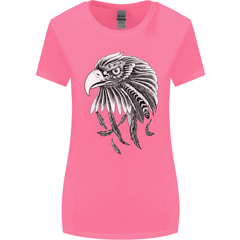 Eagle Bird of Prey Ornithology Womens Wider Cut T-Shirt Azalea