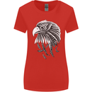 Eagle Bird of Prey Ornithology Womens Wider Cut T-Shirt Red