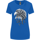 Eagle Bird of Prey Ornithology Womens Wider Cut T-Shirt Royal Blue
