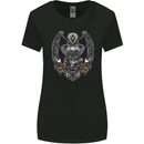 Eagle Engine Motorcycles Motorbike Biker Womens Wider Cut T-Shirt Black