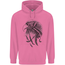 Eagle Ornithology Bird of Prey Childrens Kids Hoodie Azalea