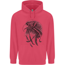 Eagle Ornithology Bird of Prey Childrens Kids Hoodie Heliconia