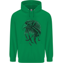 Eagle Ornithology Bird of Prey Childrens Kids Hoodie Irish Green
