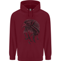 Eagle Ornithology Bird of Prey Childrens Kids Hoodie Maroon