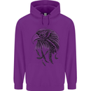 Eagle Ornithology Bird of Prey Childrens Kids Hoodie Purple