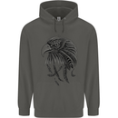Eagle Ornithology Bird of Prey Childrens Kids Hoodie Storm Grey