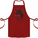 Eagle Ornithology Bird of Prey Cotton Apron 100% Organic Maroon