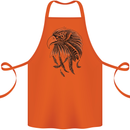 Eagle Ornithology Bird of Prey Cotton Apron 100% Organic Orange