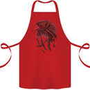 Eagle Ornithology Bird of Prey Cotton Apron 100% Organic Red