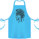 Eagle Ornithology Bird of Prey Cotton Apron 100% Organic Turquoise