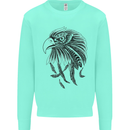 Eagle Ornithology Bird of Prey Kids Sweatshirt Jumper Peppermint