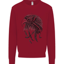 Eagle Ornithology Bird of Prey Kids Sweatshirt Jumper Red