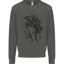 Eagle Ornithology Bird of Prey Kids Sweatshirt Jumper Storm Grey