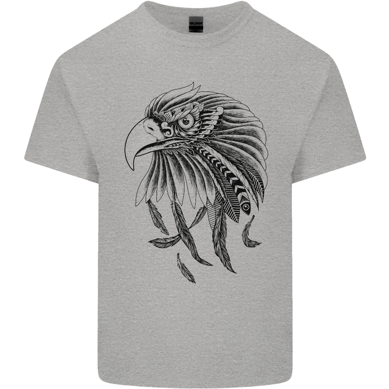 Eagle Ornithology Bird of Prey Kids T-Shirt Childrens Sports Grey