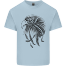 Eagle Ornithology Bird of Prey Mens Cotton T-Shirt Tee Top Light Blue