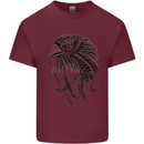 Eagle Ornithology Bird of Prey Mens Cotton T-Shirt Tee Top Maroon