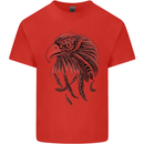 Eagle Ornithology Bird of Prey Mens Cotton T-Shirt Tee Top Red