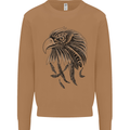 Eagle Ornithology Bird of Prey Mens Sweatshirt Jumper Caramel Latte