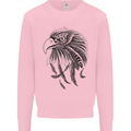 Eagle Ornithology Bird of Prey Mens Sweatshirt Jumper Light Pink