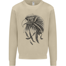 Eagle Ornithology Bird of Prey Mens Sweatshirt Jumper Sand