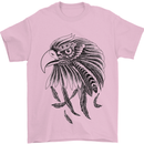 Eagle Ornithology Bird of Prey Mens T-Shirt Cotton Gildan Light Pink