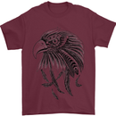 Eagle Ornithology Bird of Prey Mens T-Shirt Cotton Gildan Maroon