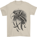 Eagle Ornithology Bird of Prey Mens T-Shirt Cotton Gildan Sand