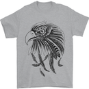 Eagle Ornithology Bird of Prey Mens T-Shirt Cotton Gildan Sports Grey