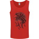 Eagle Ornithology Bird of Prey Mens Vest Tank Top Red