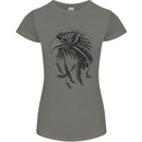 Eagle Ornithology Bird of Prey Womens Petite Cut T-Shirt Charcoal