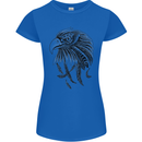 Eagle Ornithology Bird of Prey Womens Petite Cut T-Shirt Royal Blue