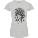 Eagle Ornithology Bird of Prey Womens Petite Cut T-Shirt Sports Grey