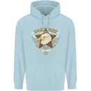 Eagle Reef Motorcycle Motorbike Biker Childrens Kids Hoodie Light Blue