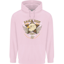 Eagle Reef Motorcycle Motorbike Biker Childrens Kids Hoodie Light Pink