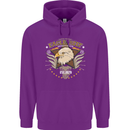 Eagle Reef Motorcycle Motorbike Biker Childrens Kids Hoodie Purple