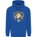 Eagle Reef Motorcycle Motorbike Biker Childrens Kids Hoodie Royal Blue