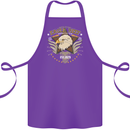 Eagle Reef Motorcycle Motorbike Biker Cotton Apron 100% Organic Purple