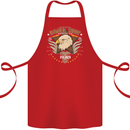 Eagle Reef Motorcycle Motorbike Biker Cotton Apron 100% Organic Red