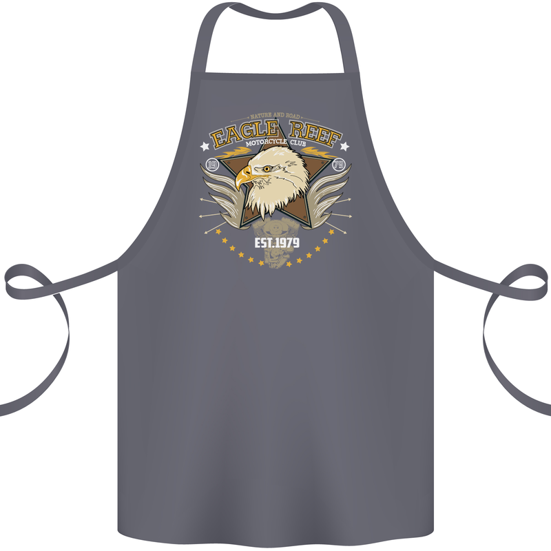 Eagle Reef Motorcycle Motorbike Biker Cotton Apron 100% Organic Steel