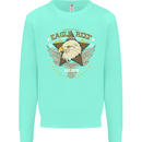 Eagle Reef Motorcycle Motorbike Biker Kids Sweatshirt Jumper Peppermint