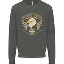 Eagle Reef Motorcycle Motorbike Biker Kids Sweatshirt Jumper Storm Grey