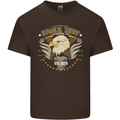 Eagle Reef Motorcycle Motorbike Biker Kids T-Shirt Childrens Chocolate