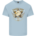 Eagle Reef Motorcycle Motorbike Biker Kids T-Shirt Childrens Light Blue