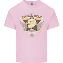 Eagle Reef Motorcycle Motorbike Biker Kids T-Shirt Childrens Light Pink