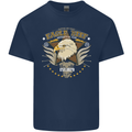 Eagle Reef Motorcycle Motorbike Biker Kids T-Shirt Childrens Navy Blue
