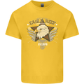 Eagle Reef Motorcycle Motorbike Biker Kids T-Shirt Childrens Yellow