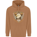 Eagle Reef Motorcycle Motorbike Biker Mens 80% Cotton Hoodie Caramel Latte